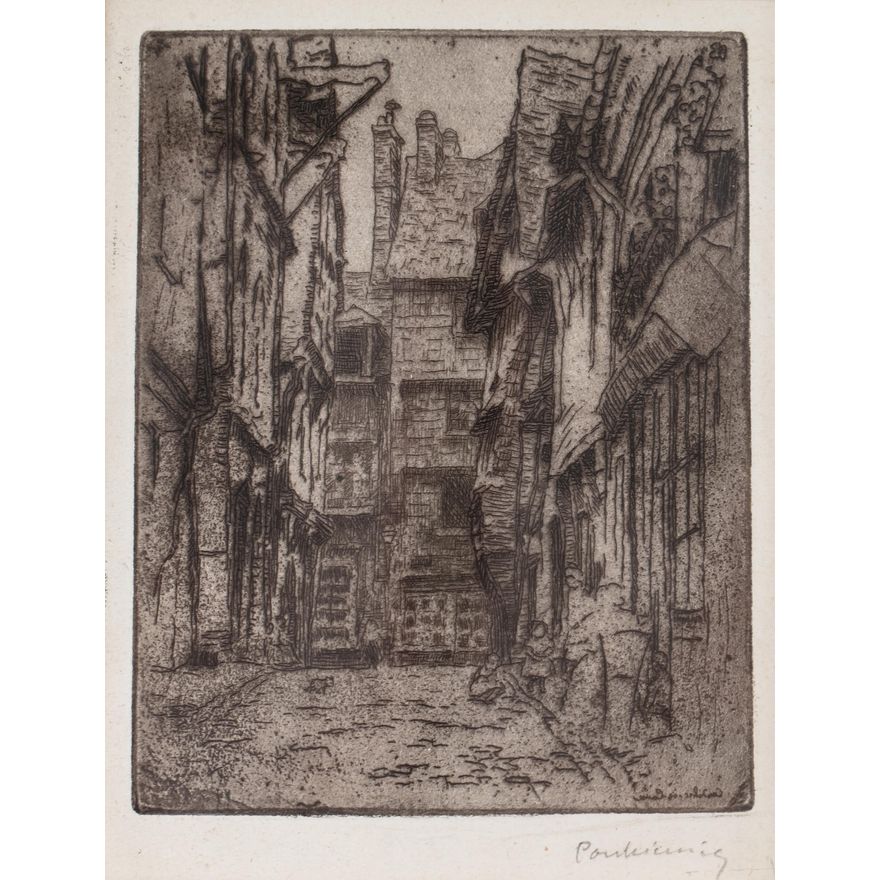 Józef Pankiewicz | Rue de la Boucherie w Caudebec en Caux