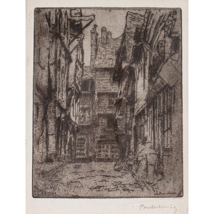Józef Pankiewicz | Rue de la Boucherie w Caudebec en Caux