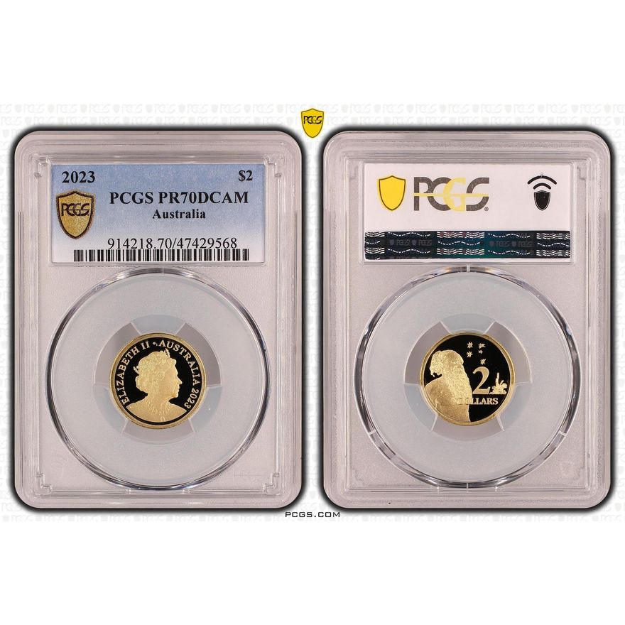 Elizabeth II, Two Dollar, 2023, PCGS PR70DCAM