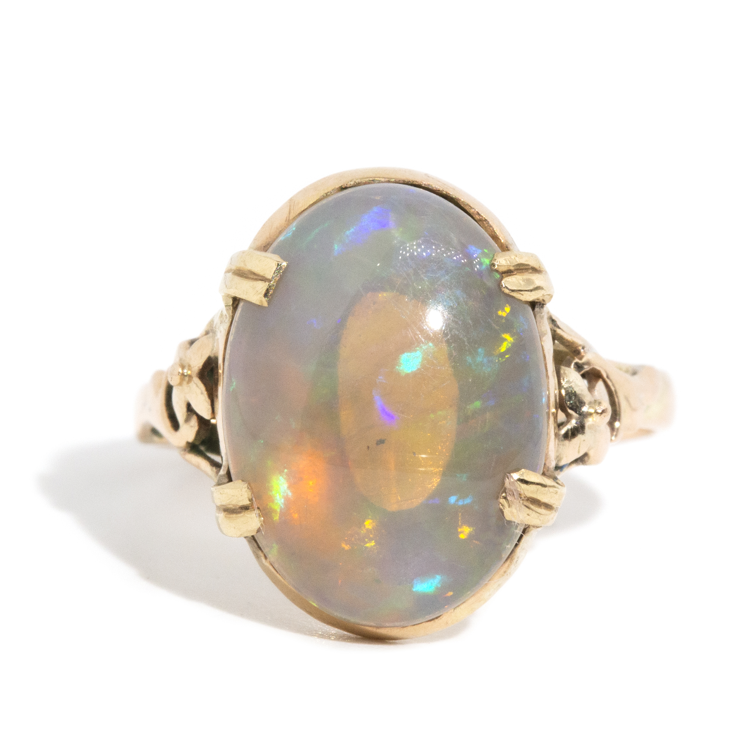 9 Carat Gold Opal Ring,