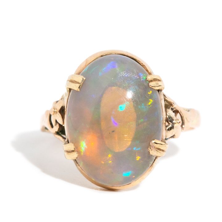 9 Carat Gold Opal Ring,