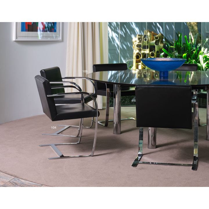 Mies van der Rohe - A set of eight BRNO chairs