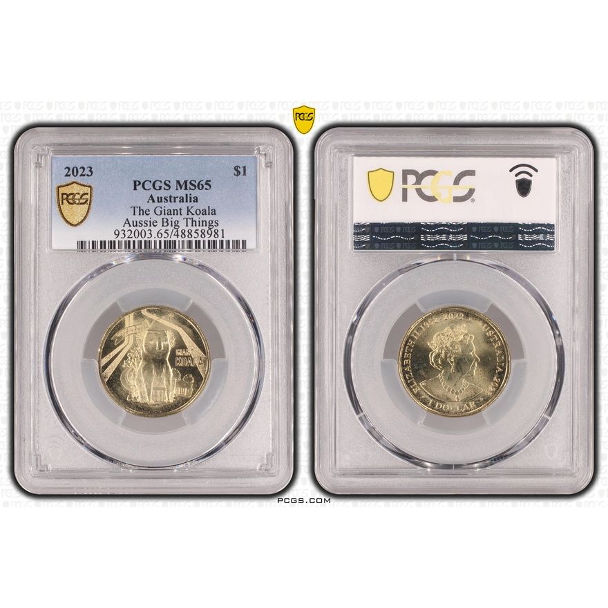 The Giant Koala Aussie Big Things, One Dollar, 2023, PCGS MS65