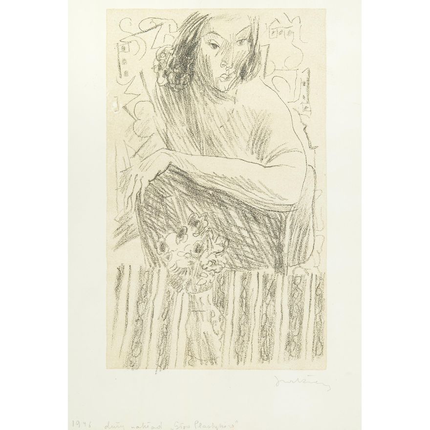 Andrzej Jurkiewicz | Portret kobiety, ok. 1946 r.
