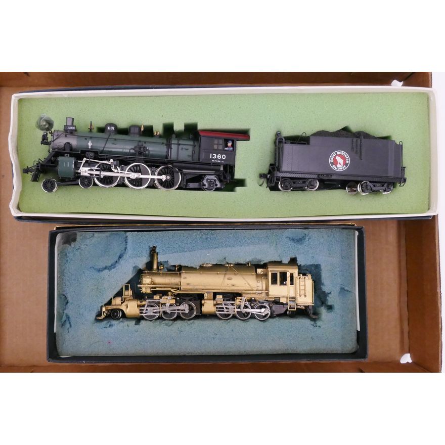 Box Brass HO Scale Model Train Locomotive Etc