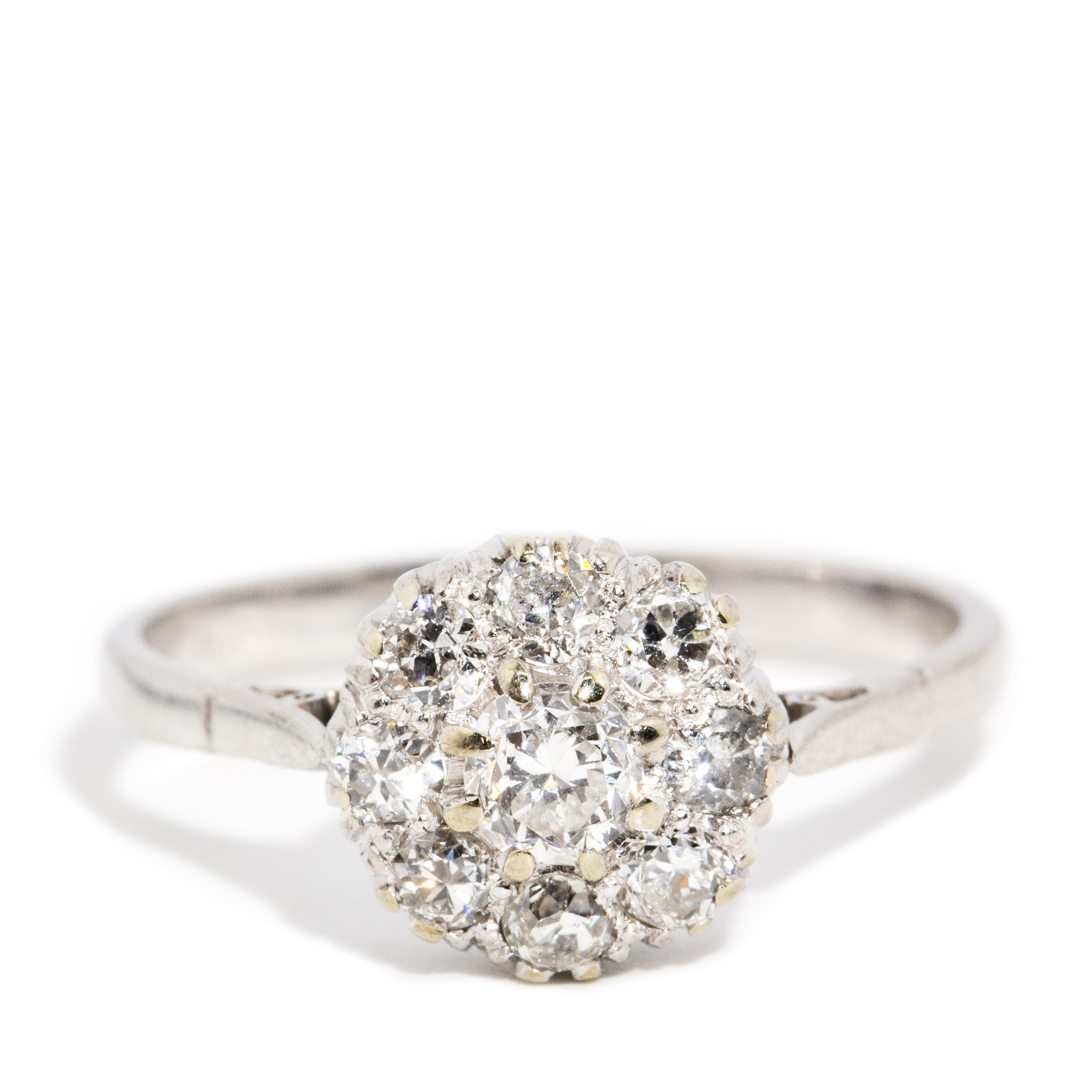 Vintage Platinum Diamond Ring,