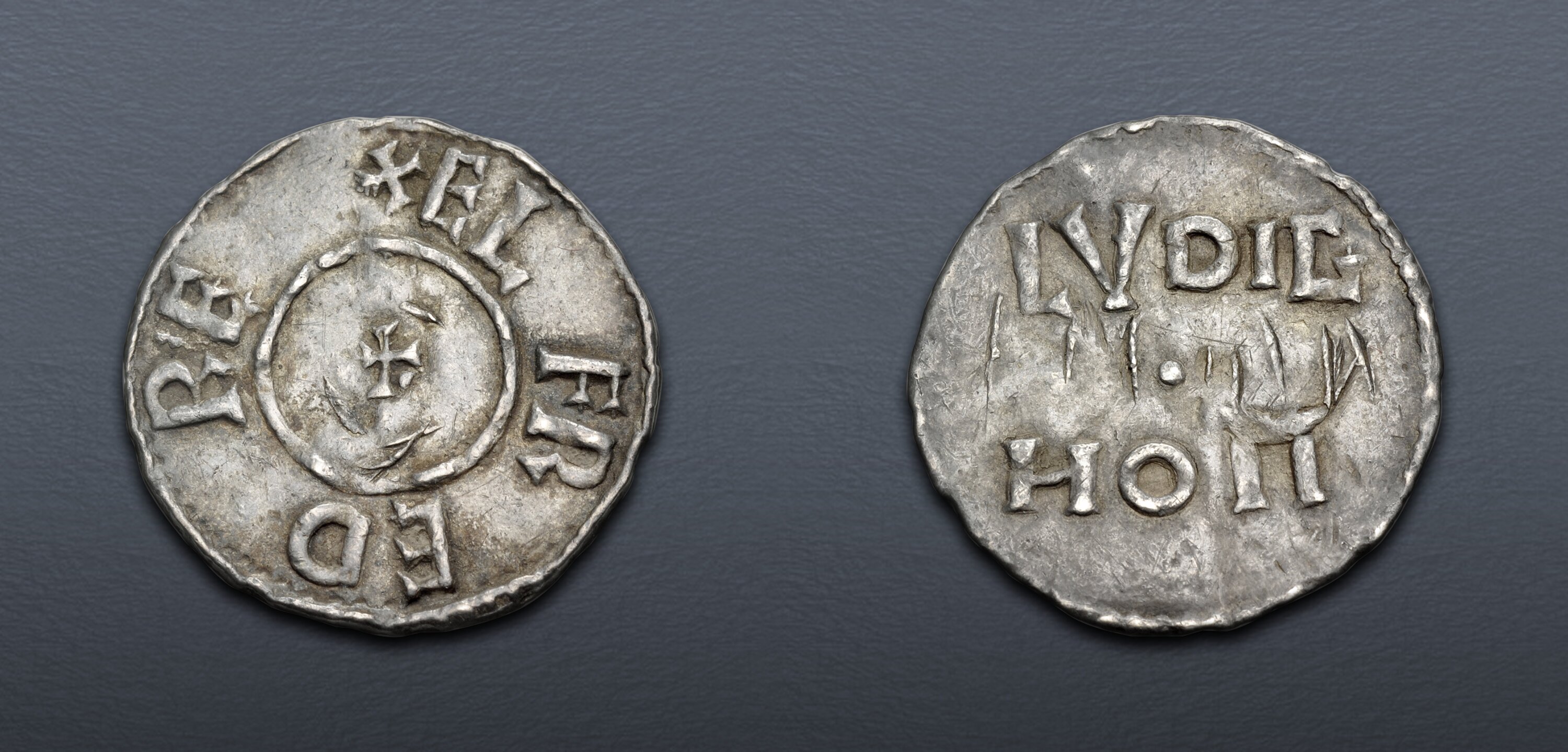 ANGLO-SAXON, Kings of Wessex. Alfred the Great. 871-899. AR Penny (19mm ...