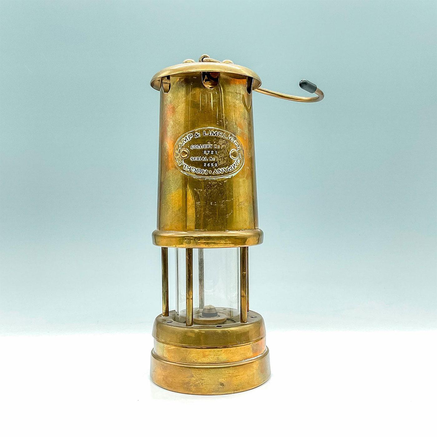 R402 - Small Welsh Replica Ornamental Miner Type Lamp – All Brass - Davy  Lamp