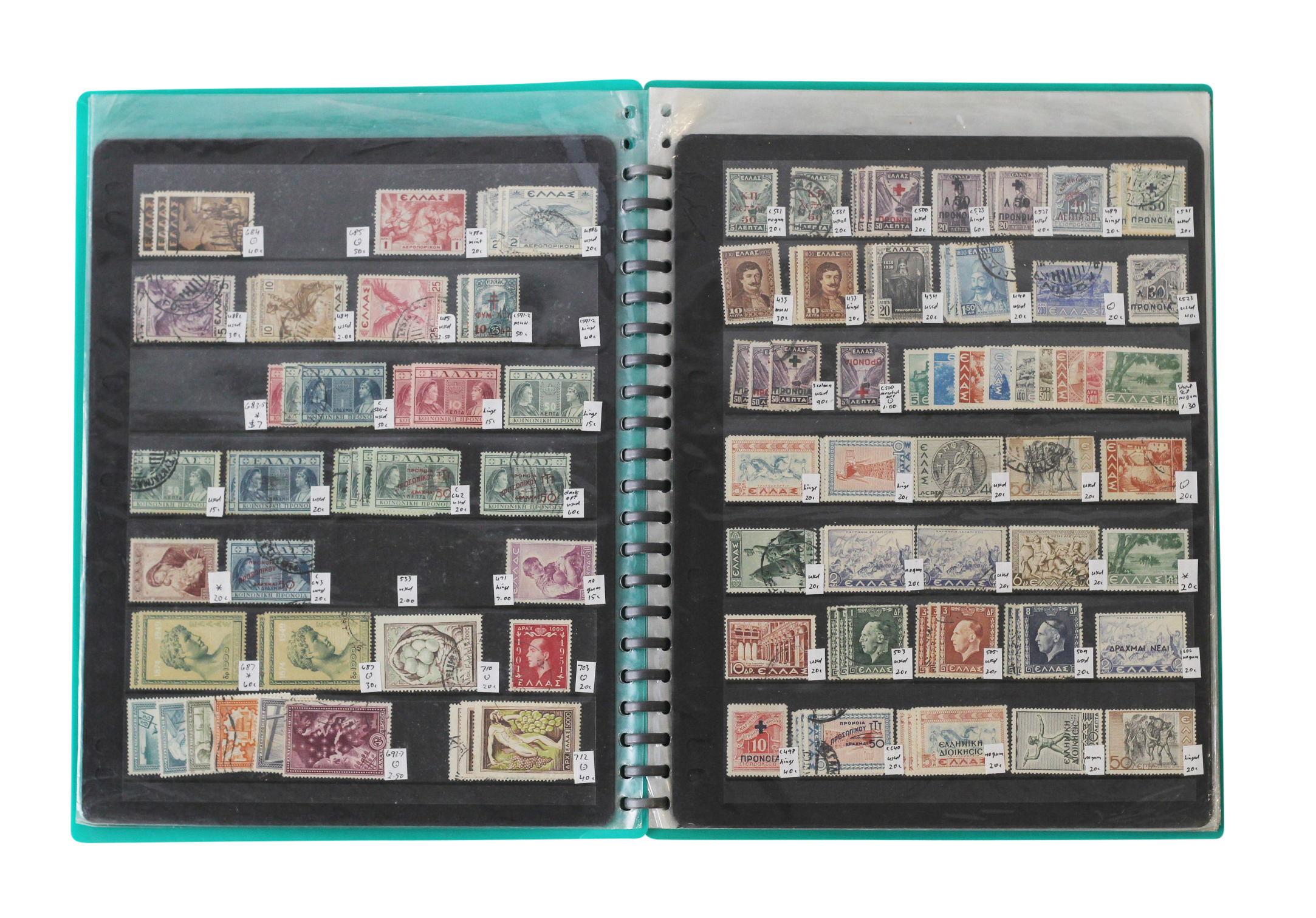 145 · Greece, Album, UHM, HM, FU, U
