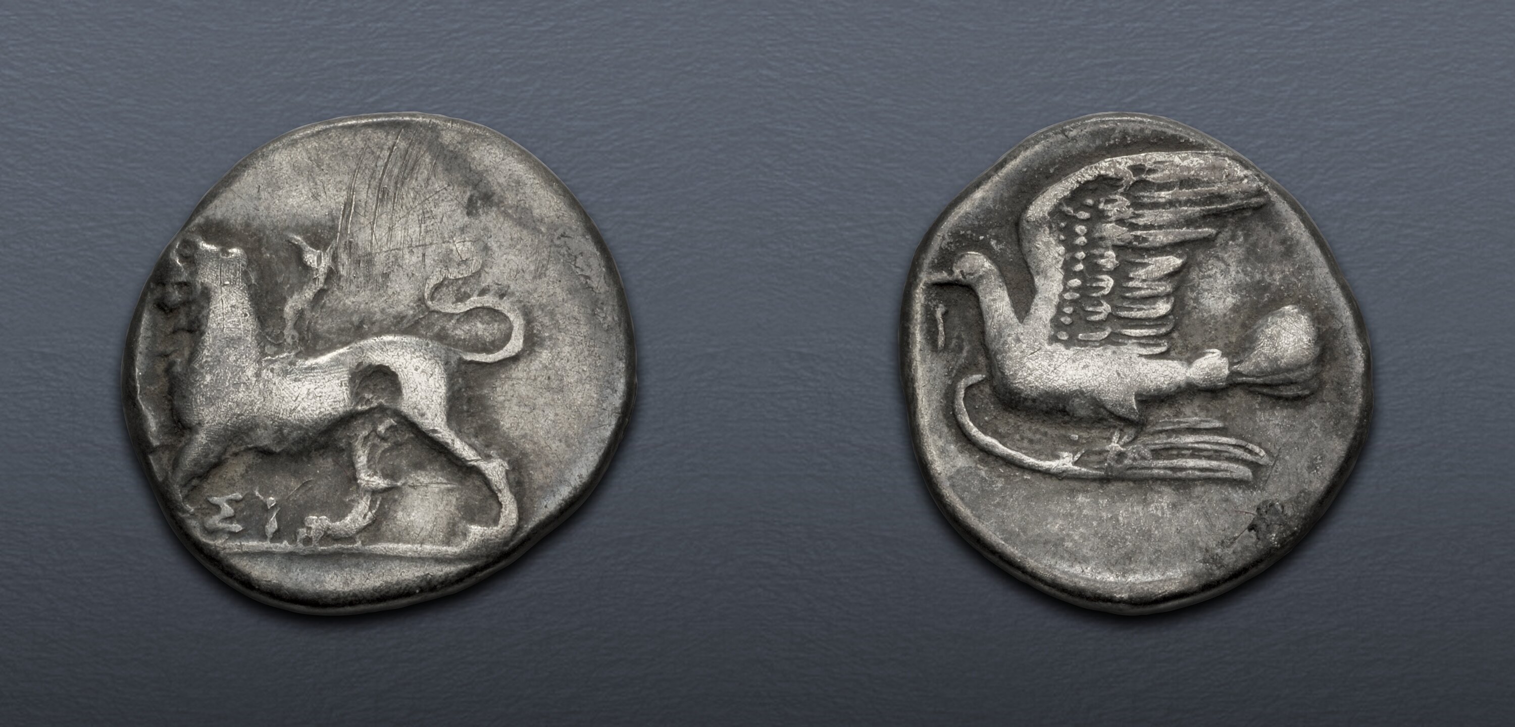 SIKYONIA, Sikyon. Circa 330/20-280 BC. AR Triobol – Hemidrachm (16mm, 2 ...
