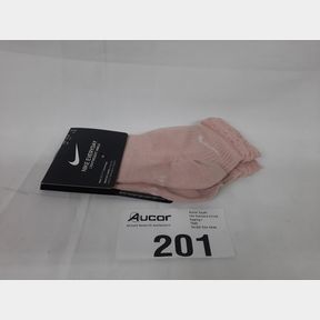 NIKE EVERYDAY TRAINING ANKLE SOCKS - PINK OXFORD/WHITE -