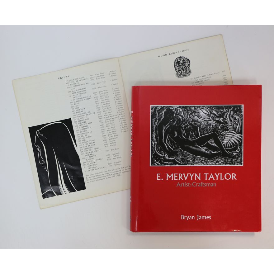 JAMES, BRYAN [2 items] [association copy] - E. Mervyn Taylor, Artist: Craftsman.