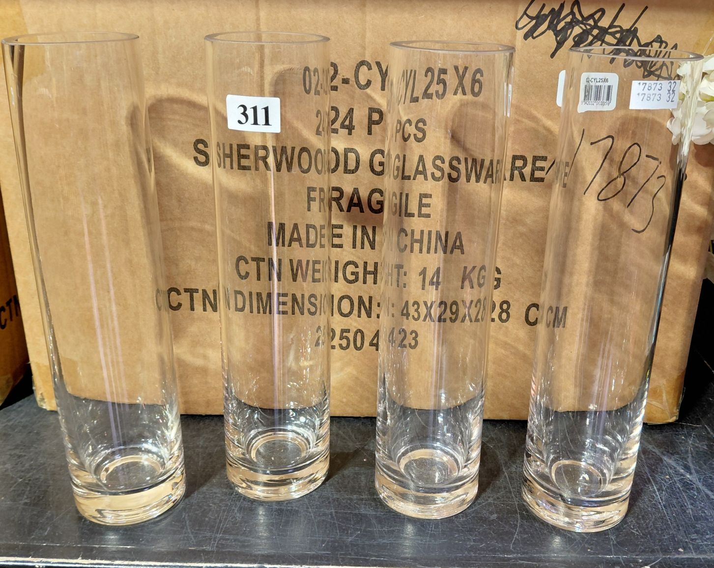 311 · FLORISTS GLASS VASES