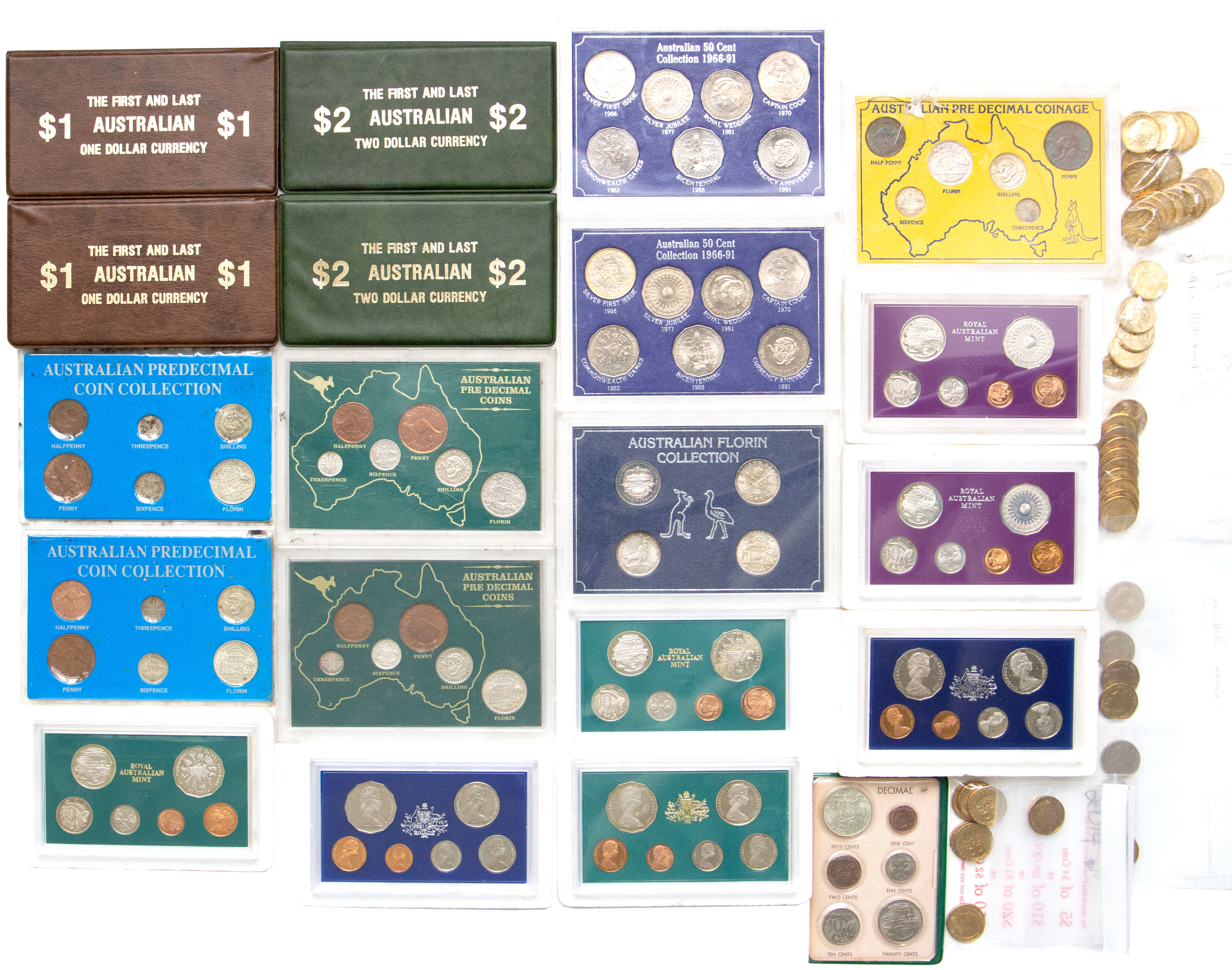 Elizabeth II, Proof Sets, 1969 - 1982, VG - CHU