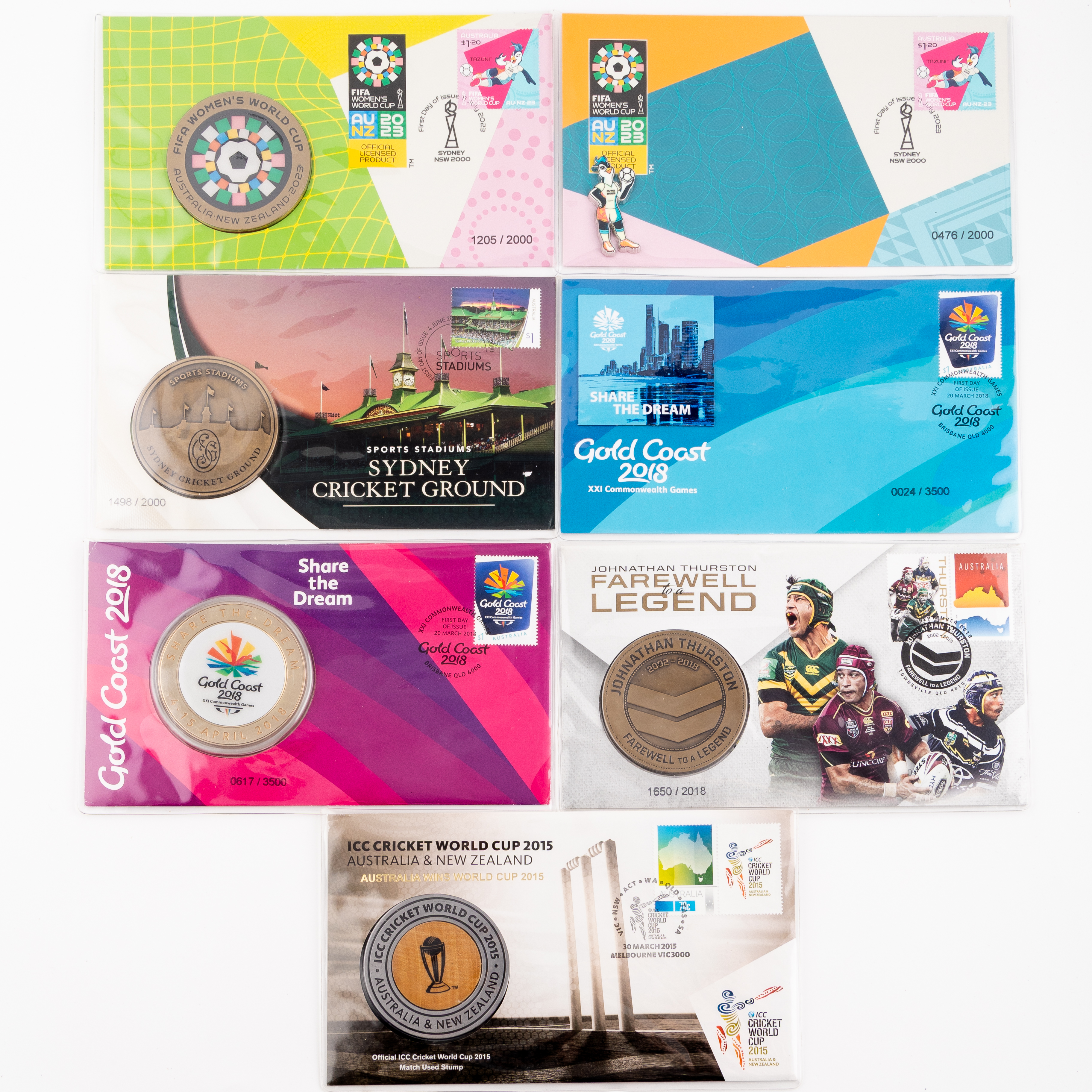 168 · Sporting Medallions, 2015 - 2023,  UNC