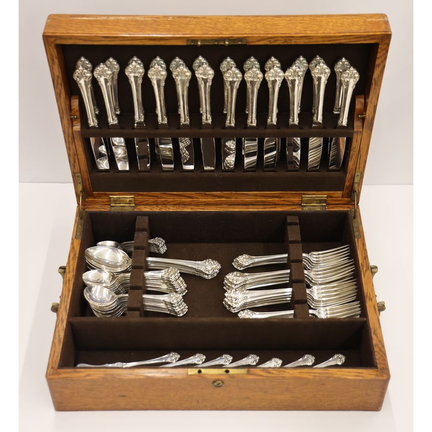 93pc Reed & Barton ''Elegante'' Sterling Flatware Set