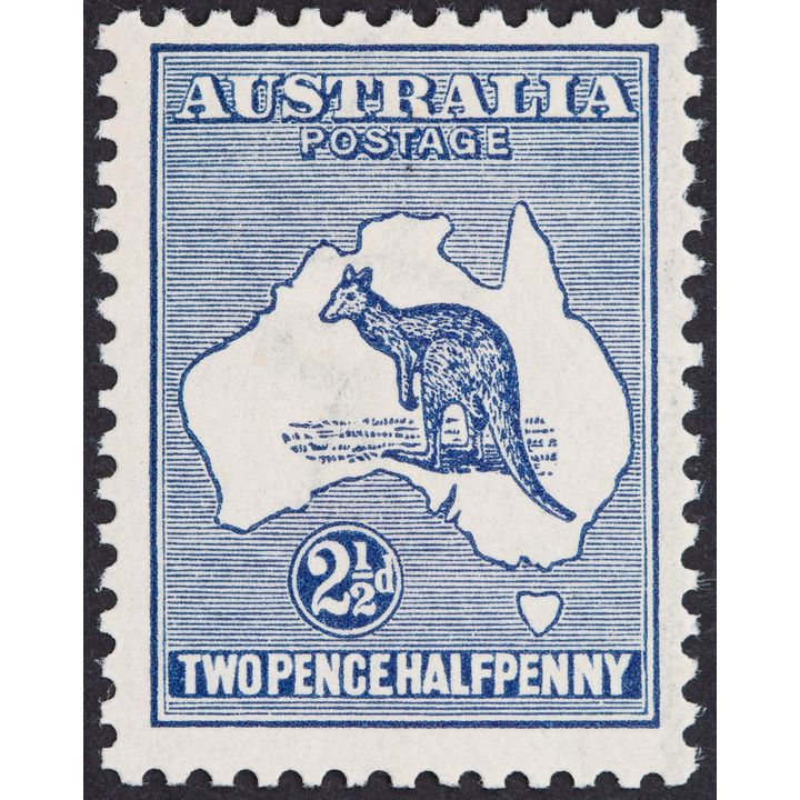 Second Watermark, Twopence Halfpenny, 1915, Fine