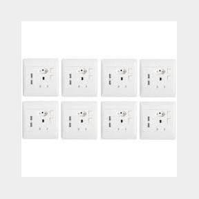 JB Luxx 16A Double Wall Socket with 2 USB Slots (4x4) - Set of 8
- 51736/3488 SN B1 (S5)