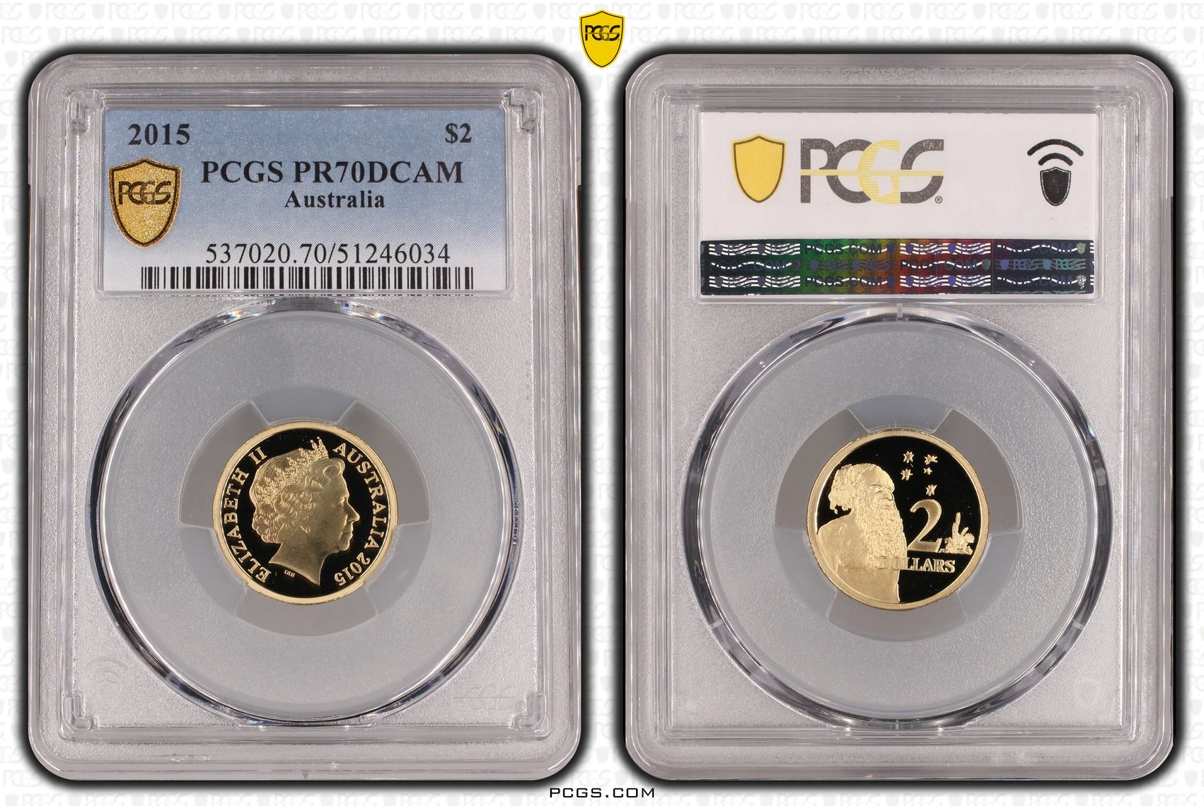 Two Dollar, 2015, PCGS PR70DCAM