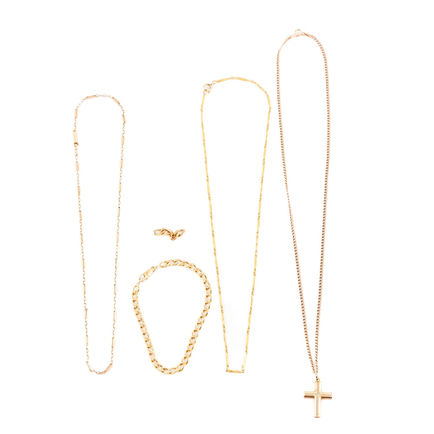 201 · Lots of 9 Carat And 18ct Gold Chains