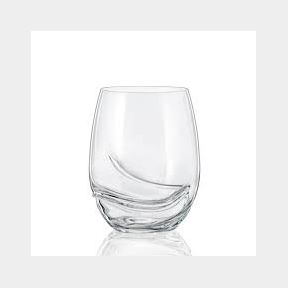 Crystalex Turbulence Crystal Tumbler Glasses 500ml - Set of 2 - Bohemian Lead-Free Crystal Glass- 51746/586 AS B1 (S9)