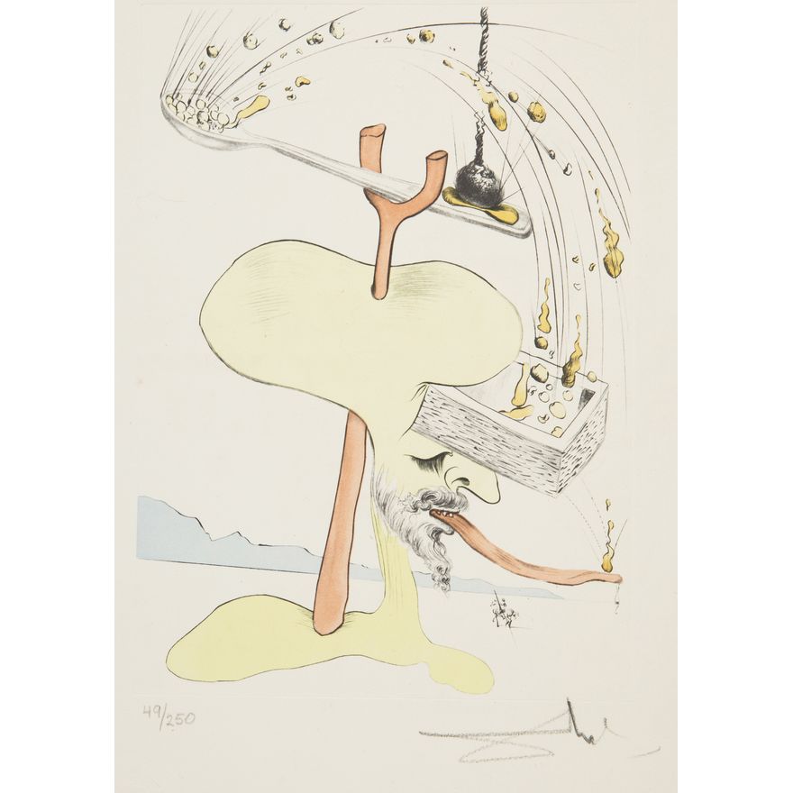 Salvador Dali | Z cyklu Wizje Quevedo, ok. 1975 r.