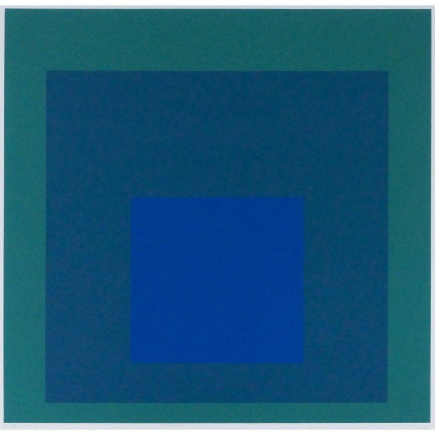 Josef Albers ''SP-XII'' (Homage to the Square) 1967