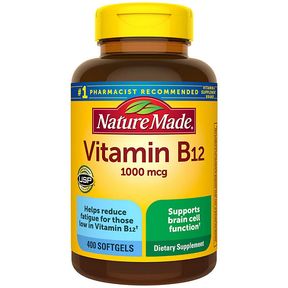 NATURE MADE VITAMIN B12 1000 MCG SOFTGELS, 400 CT.