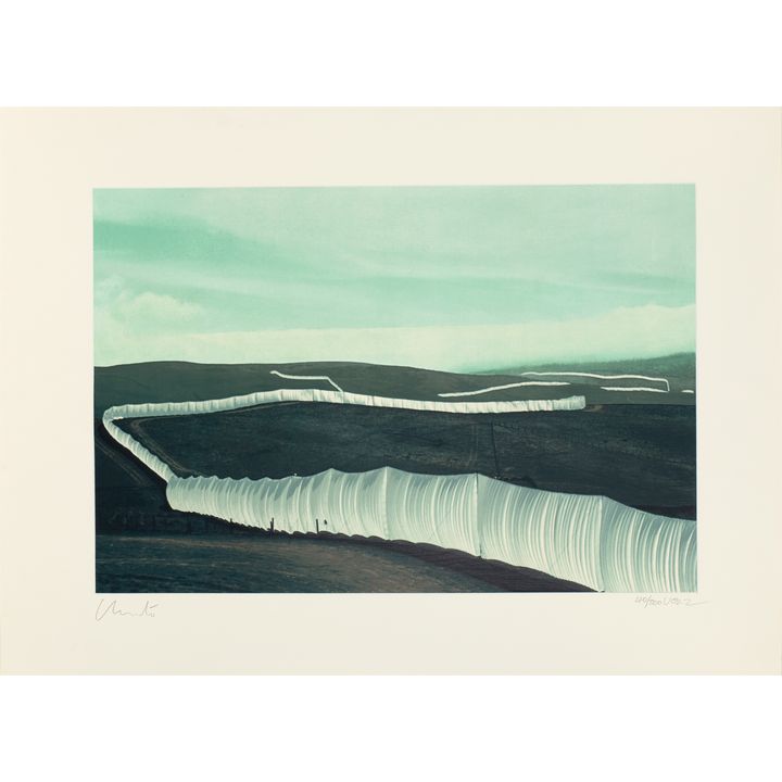 Christo Running Fence, Sonoma and Marin Counties, California, 1972-76 1982
