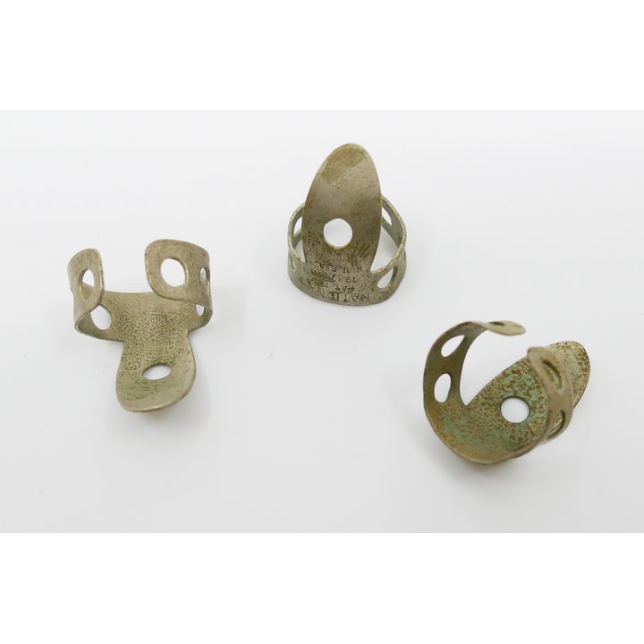 3pc Vintage National Metal Fingerpicks