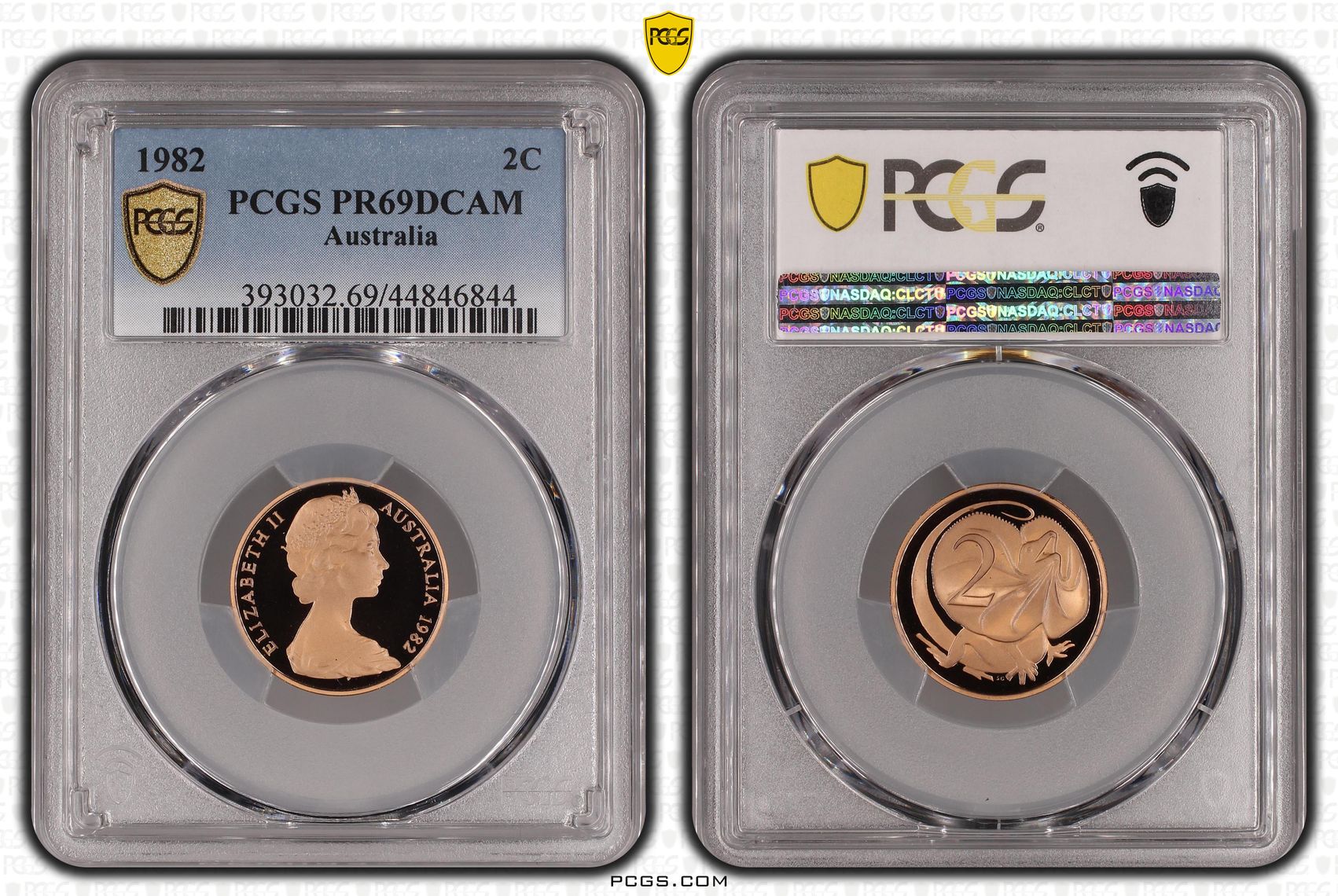 , Two Cent, 1982, Pcgs Pr69dcam