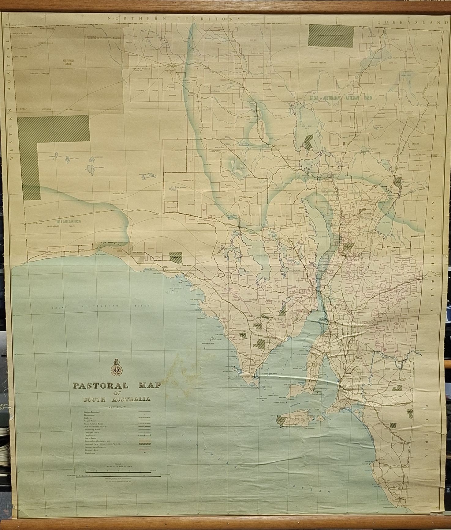 PASTORAL WALL MAP