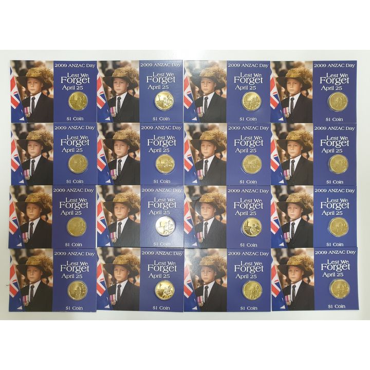 ANZAC Day $1 Coins - 2009 (x16)