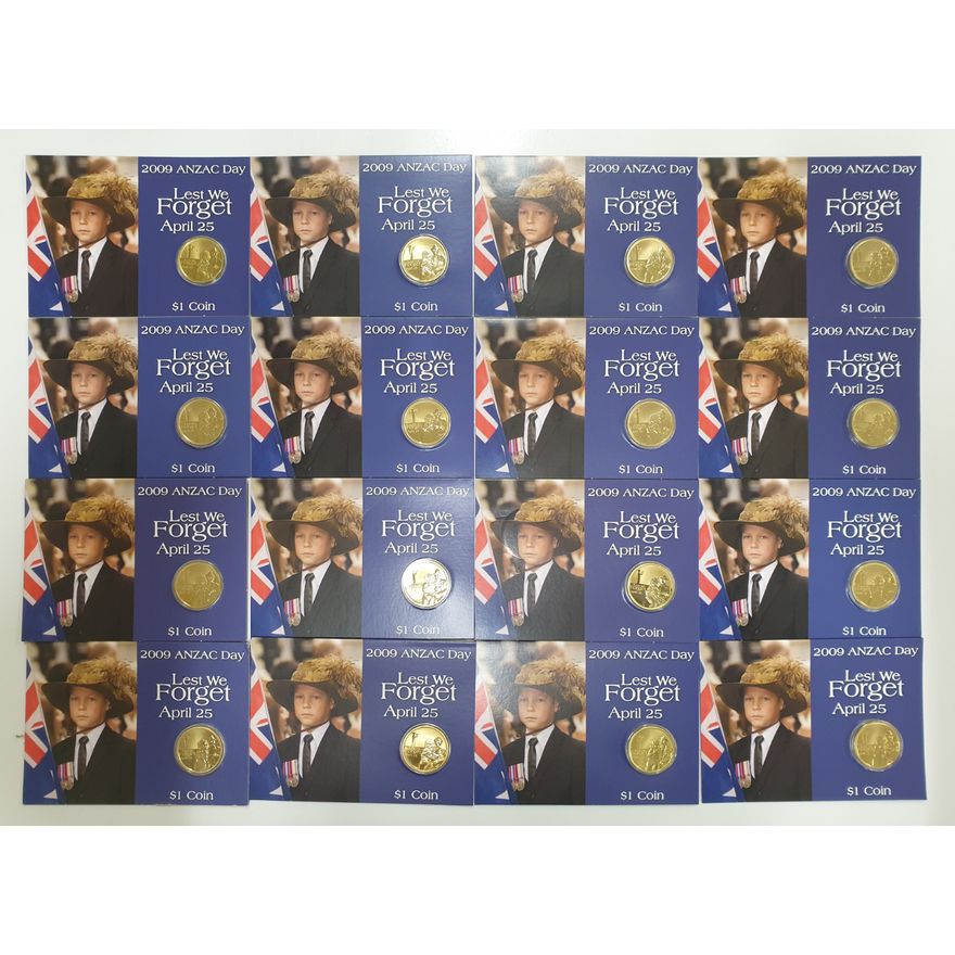 ANZAC Day $1 Coins - 2009 (x16)