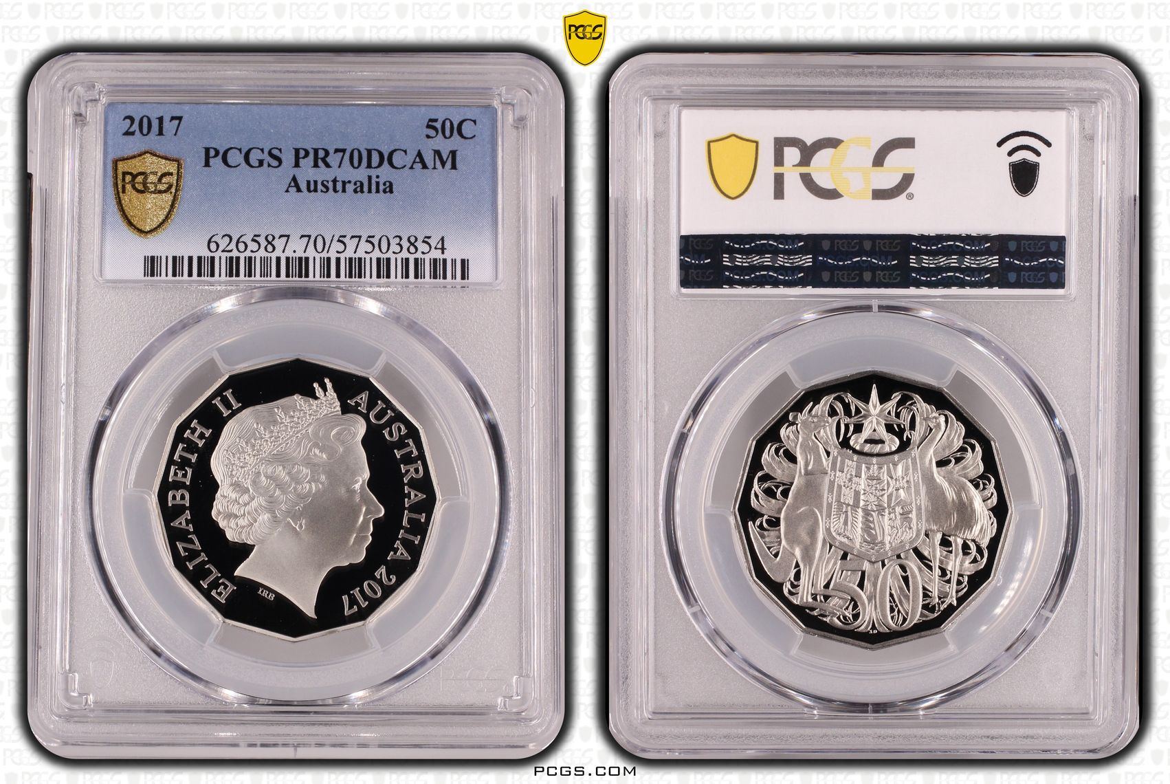 Fifty Cent, 2017, PR70DCAM