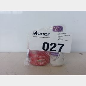 BRILLIANT COLOURS HAIR DYE COMBO PACK - SEMI PERMANENT DYE POWDER - RED -