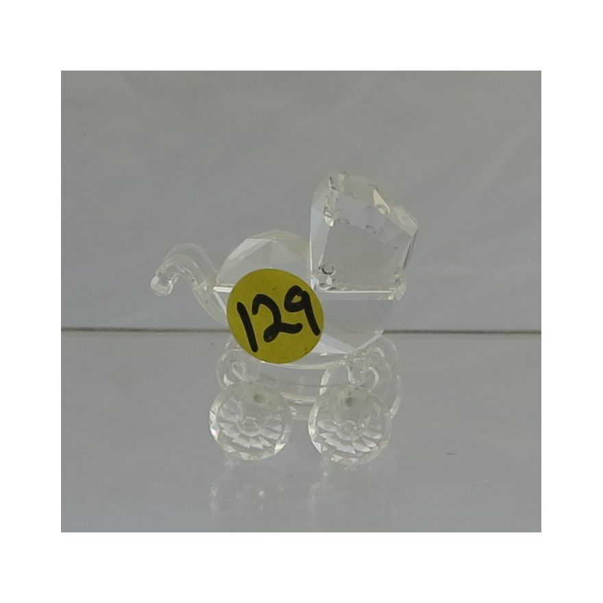 A MODERN SWAROVSKI CRYSTAL PRAM.