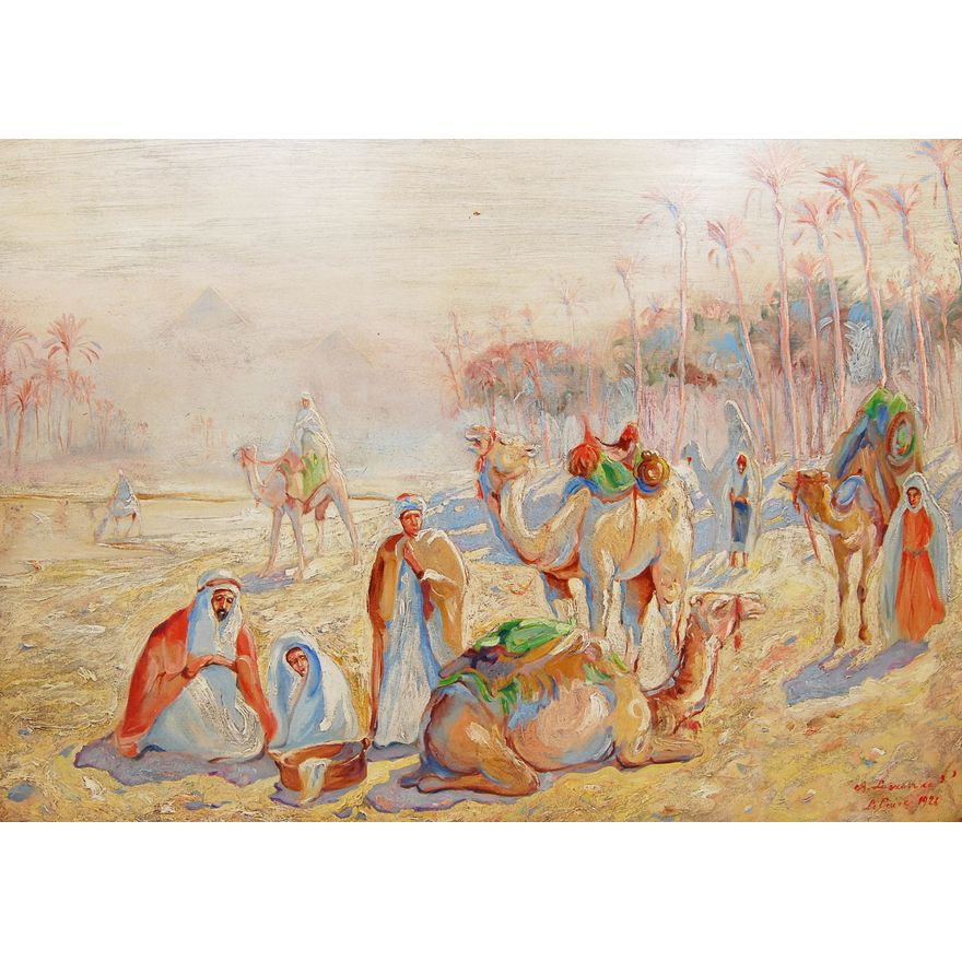 Na pustyni, 1928 r.