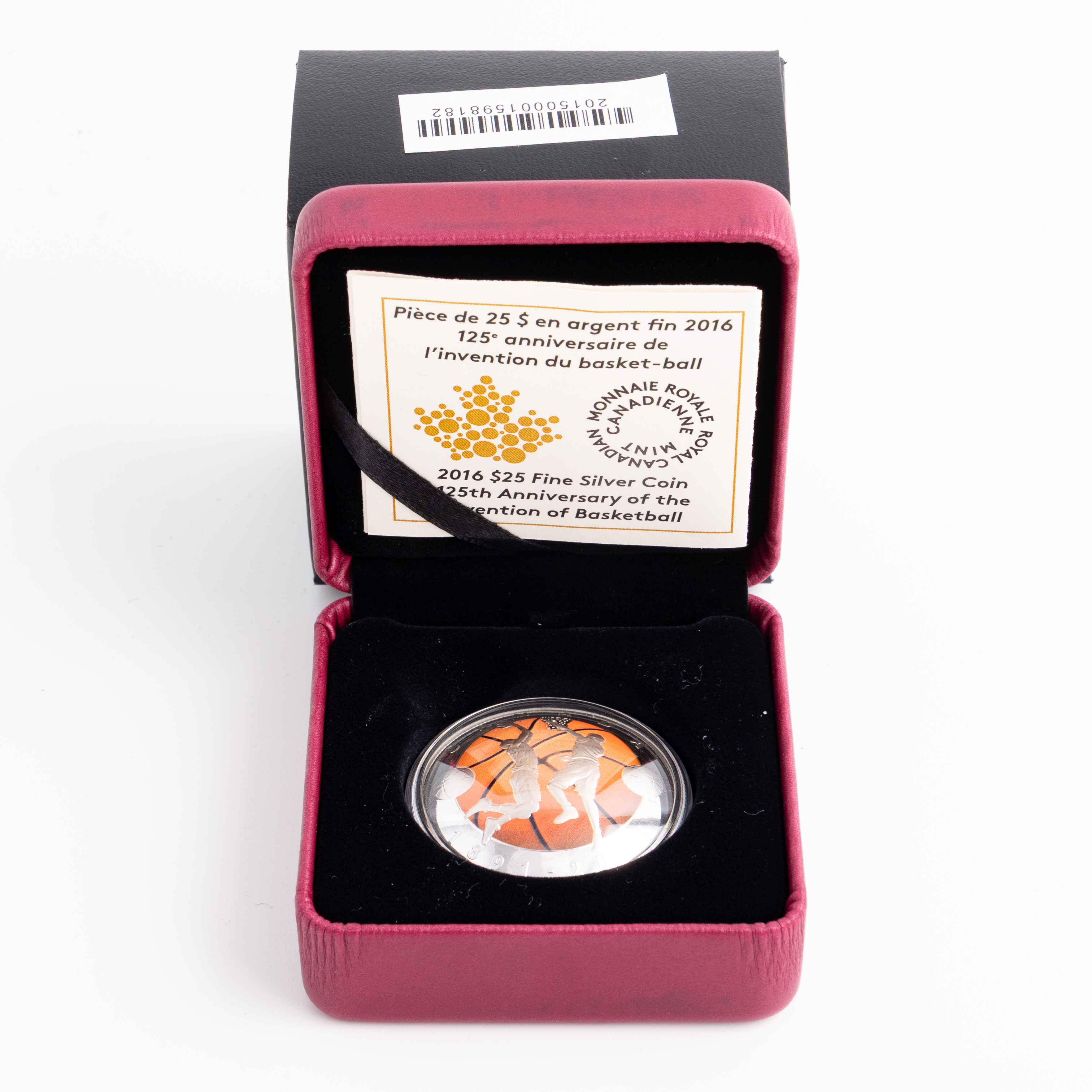 Canada, Elizabeth II, Invention of Basketball, Twenty Five Dollars, 2016, UNC