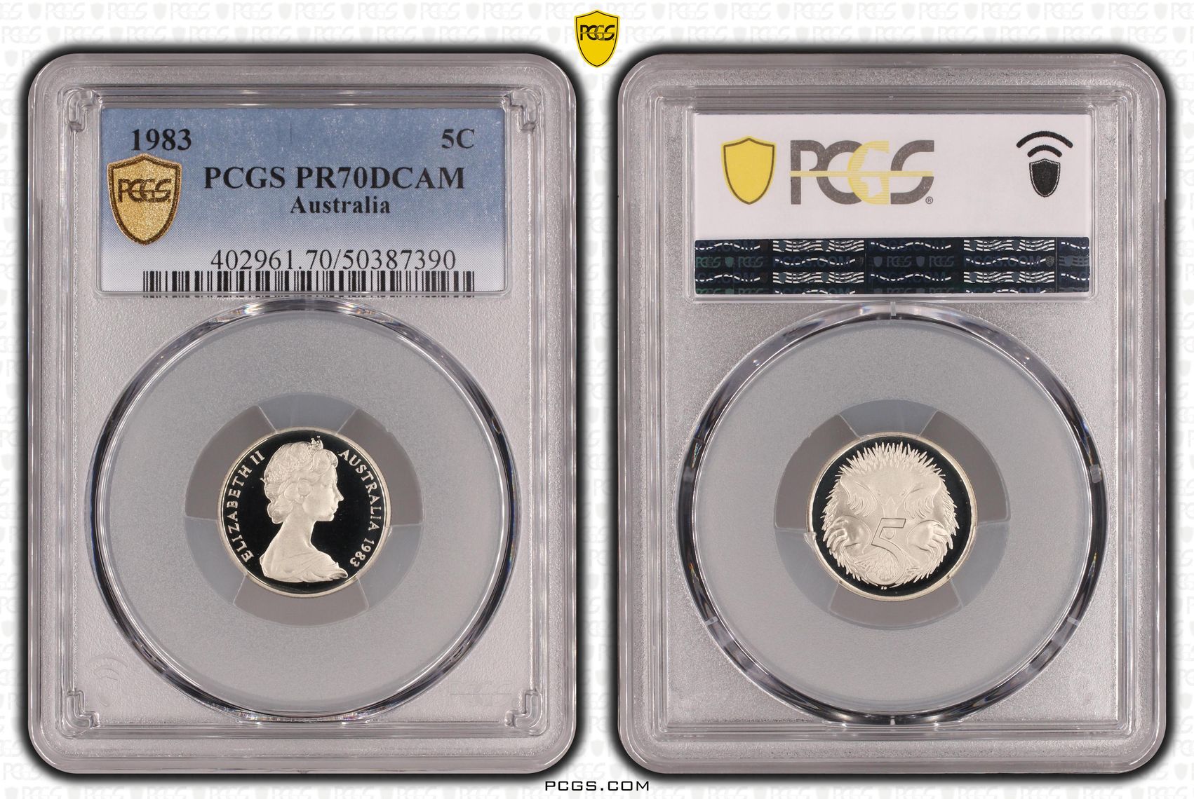 Five Cent, 1983, PCGS PR70DCAM