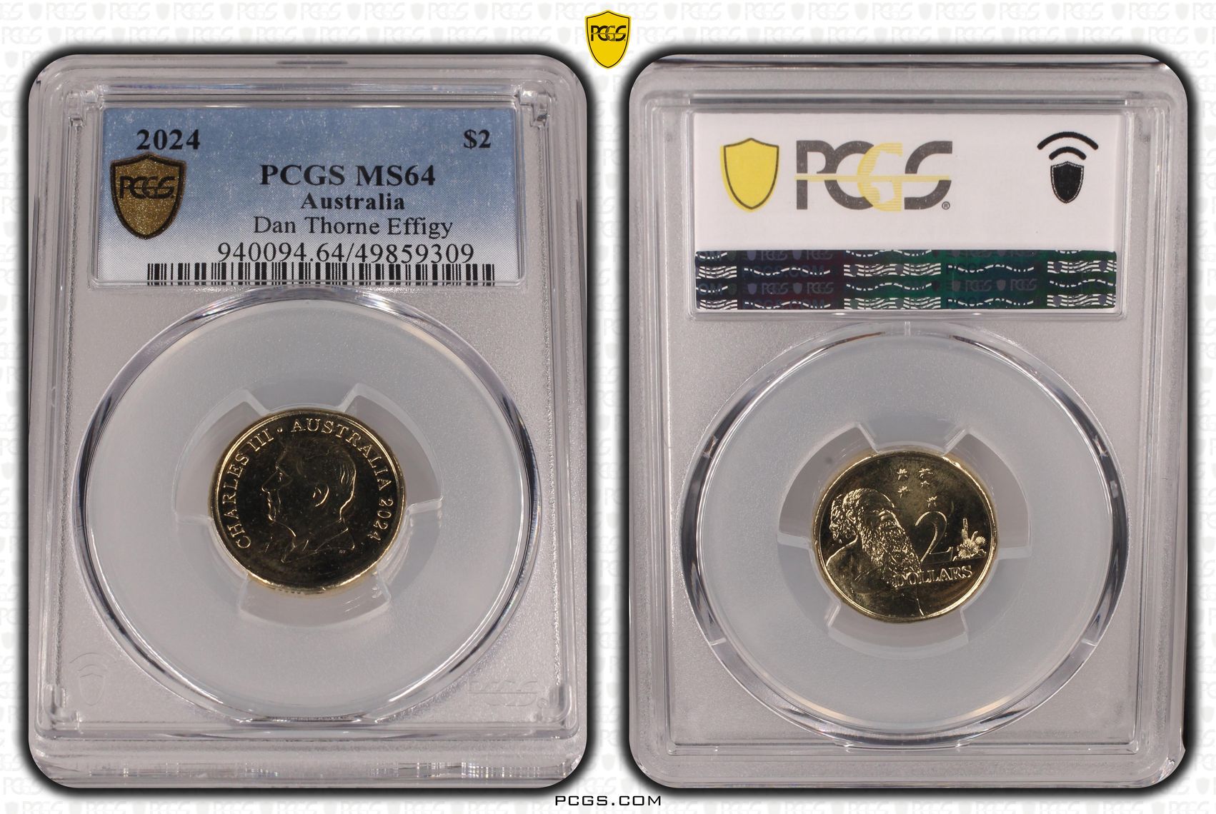 Dan Thorne Effigy , Two Dollar, 2024, PCGS MS64