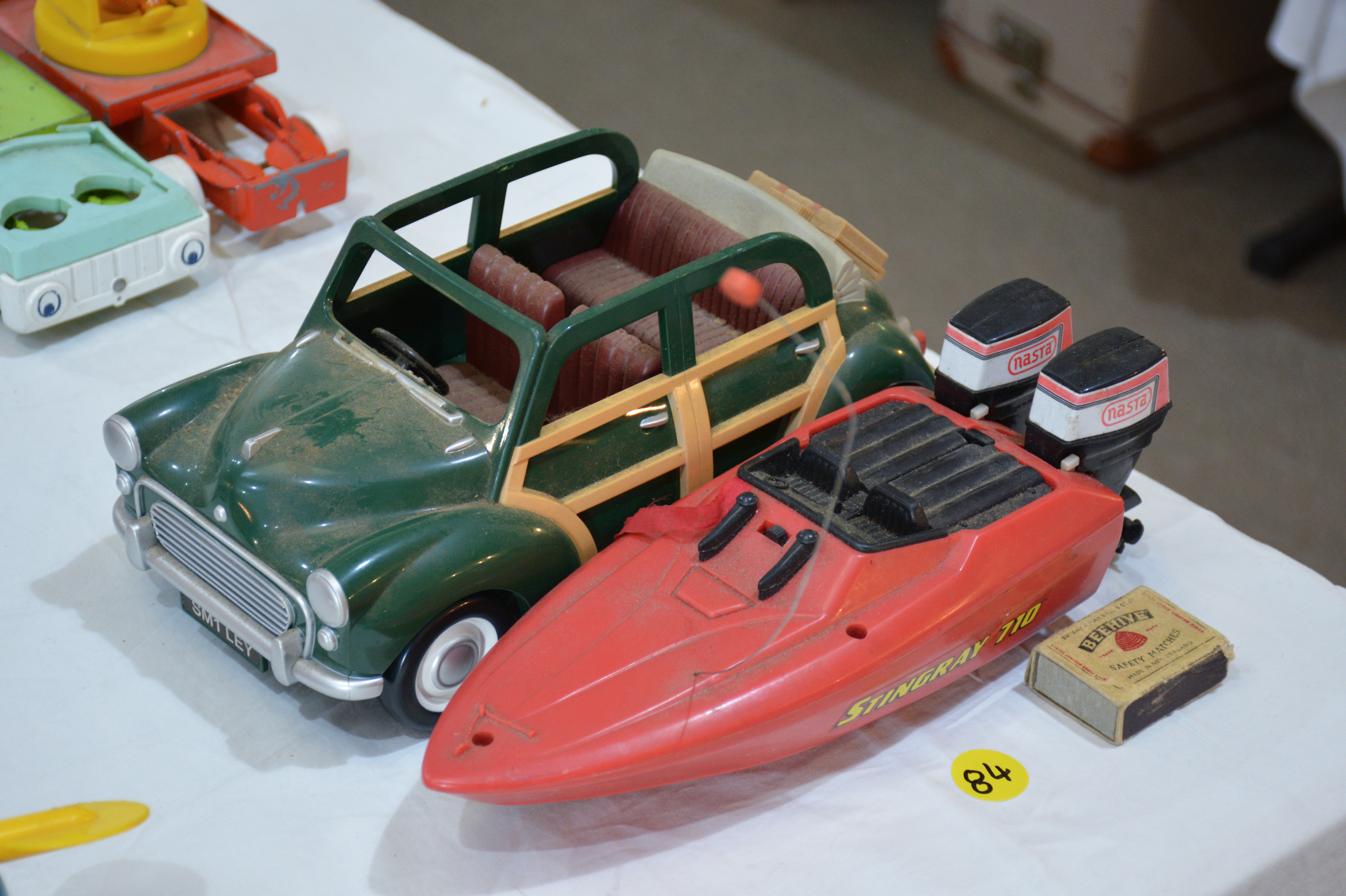 Toy Model Boat and Car — NZ auction result