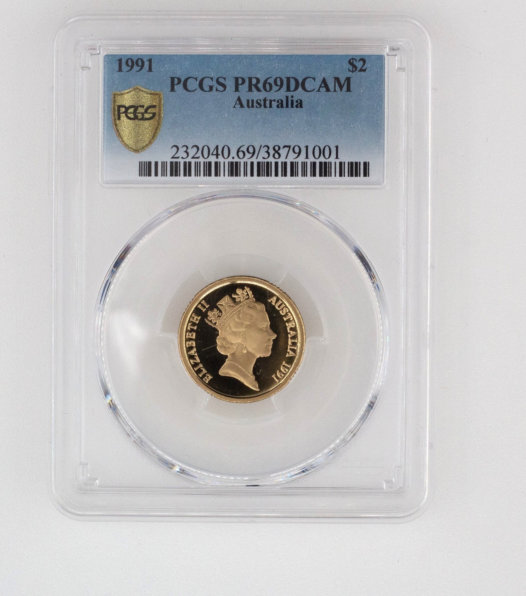Elizabeth II, Two Dollar, PR69DCAM , 1991