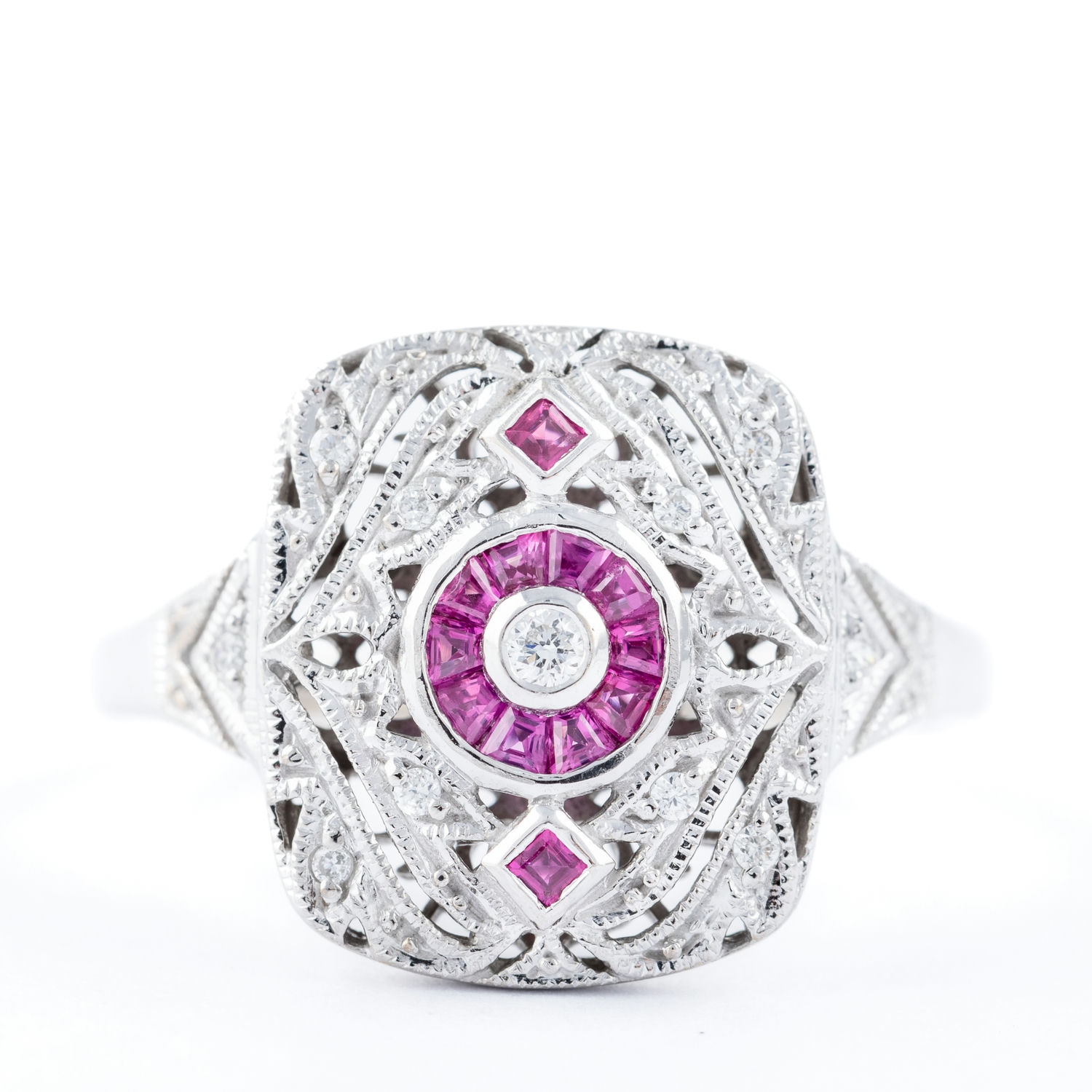 70 · Ruby & Diamond Ring 9ct