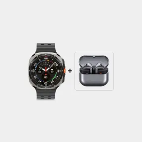 SAMSUNG GALAXY WATCH ULTRA TITANIUM SILVER WITH BUDS3 -