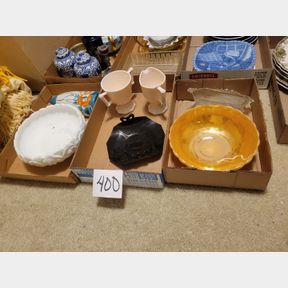 3 Bxs of Fenton Bowl and Other Assorted Glassware