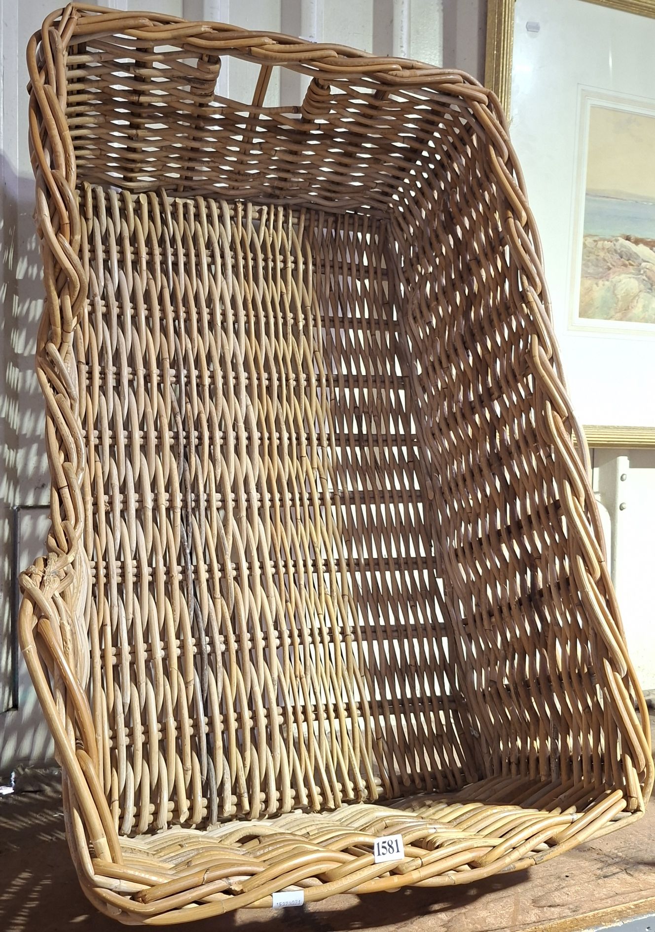 Woven Cane Pet Basket