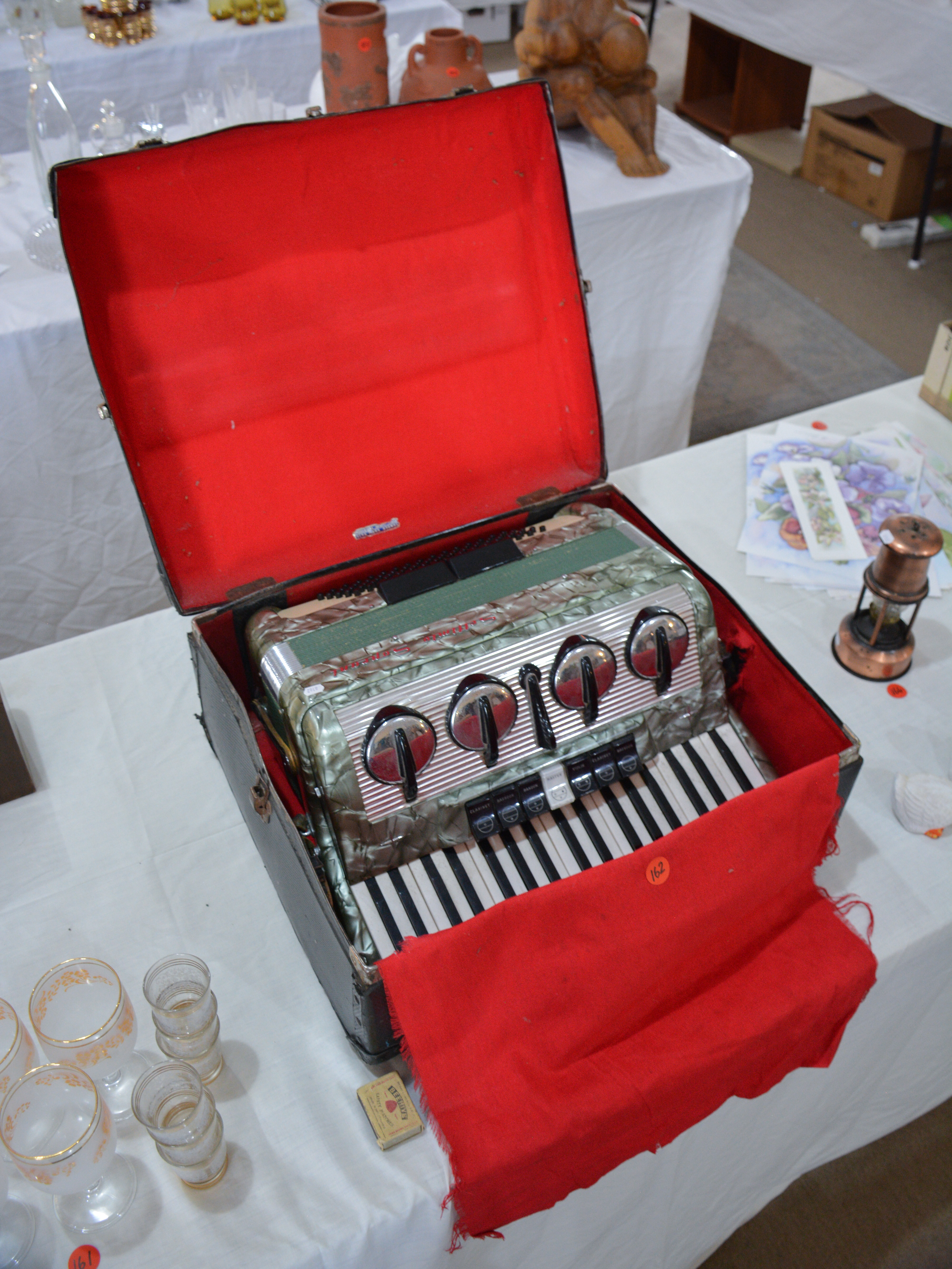 Settimio Soprani Vintage Accordion in Case — sold at auction in New Zealand for $90