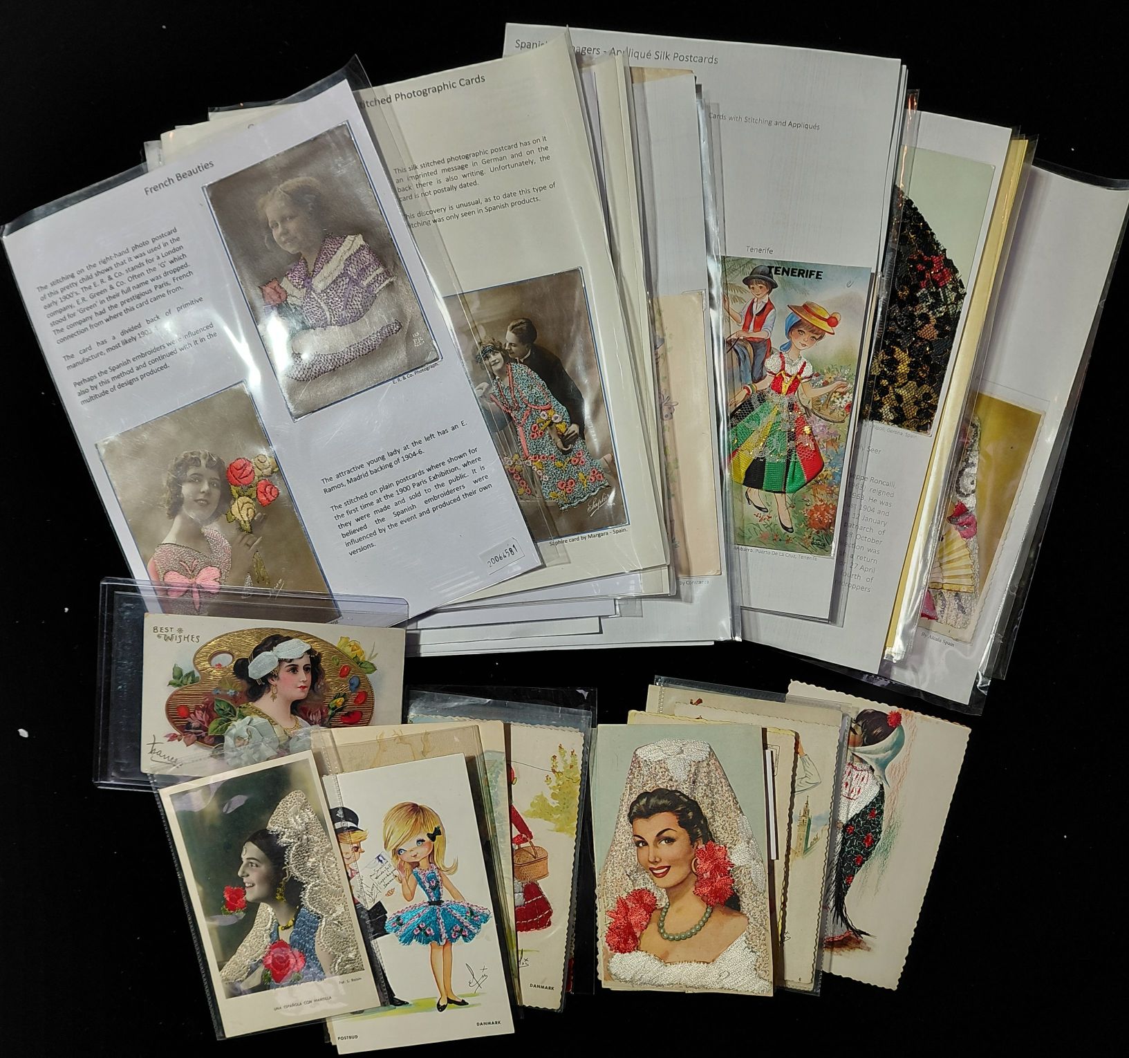 306 · POSTCARDS - APPLIQUE