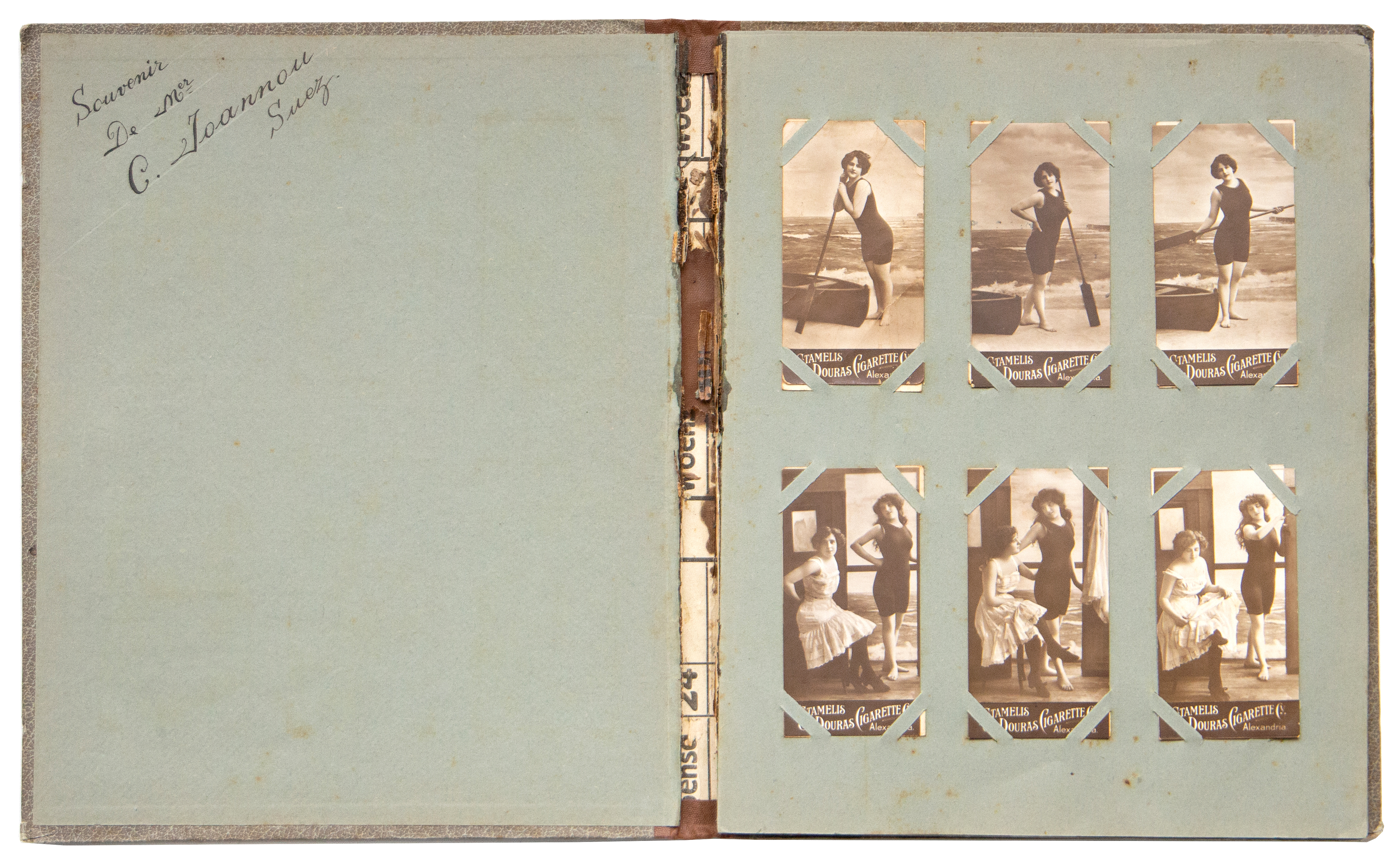Egypt, Stamelis Douras Cigarette Cards, Beauties, 1914 - 1918, VGC